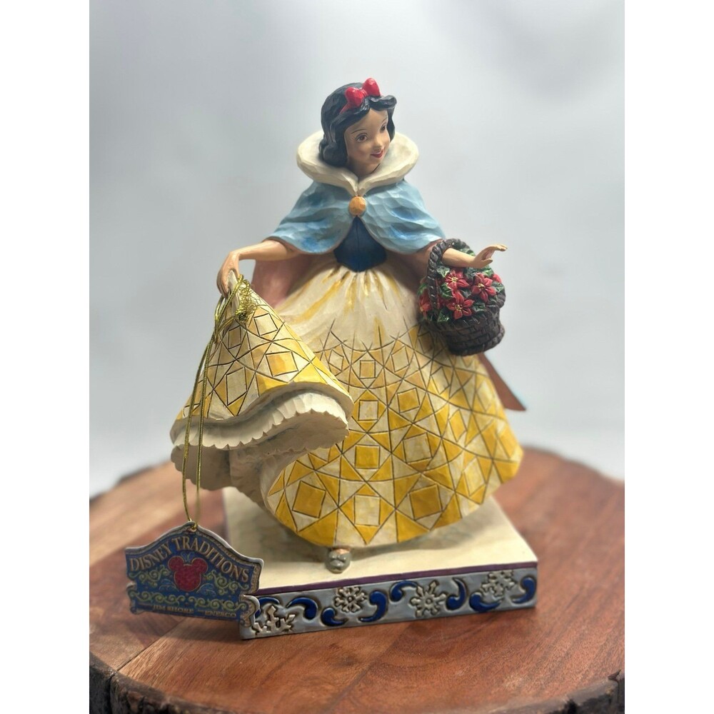 Disney Jim Shore Snow White - Winter Snow 7” Figurine #4026076 Rare Retired